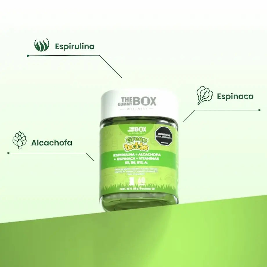Batido verde en gomitas para niños 🥬 - SUB