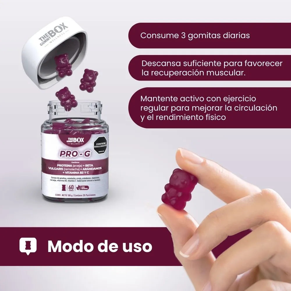 Pro-G en gomitas 🫐 - SUB