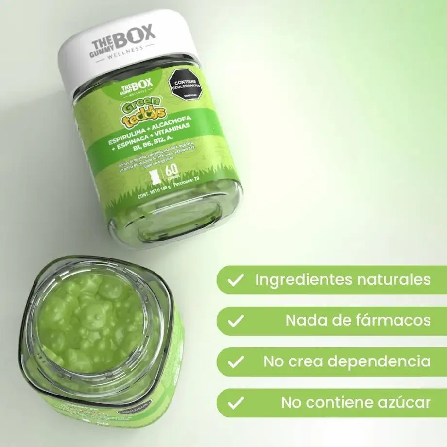 Batido verde en gomitas para niños 🥬 - SUB