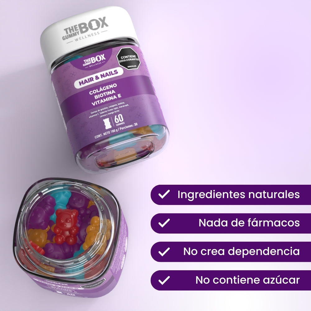 Colageno y biotina en gomitas 💅🏻 - GA